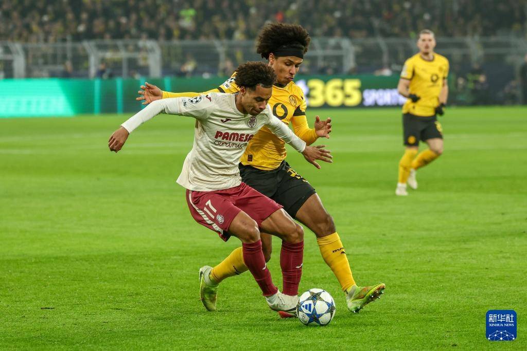 欧冠：多特蒙德胜比利亚雷亚尔