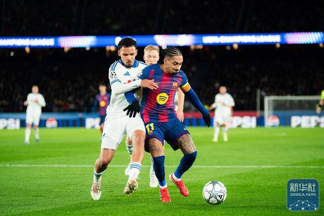 欧冠丨巴塞罗那胜哥本哈根